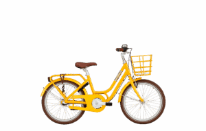 RETRO PIGECYKEL 20″ i Gul - CLARA