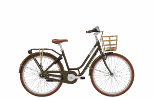 RETRO PIGECYKEL 24″ i Oliven grøn - CLARA