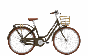 RETRO PIGECYKEL 26″ I OLIVEN GRØN - CLARA